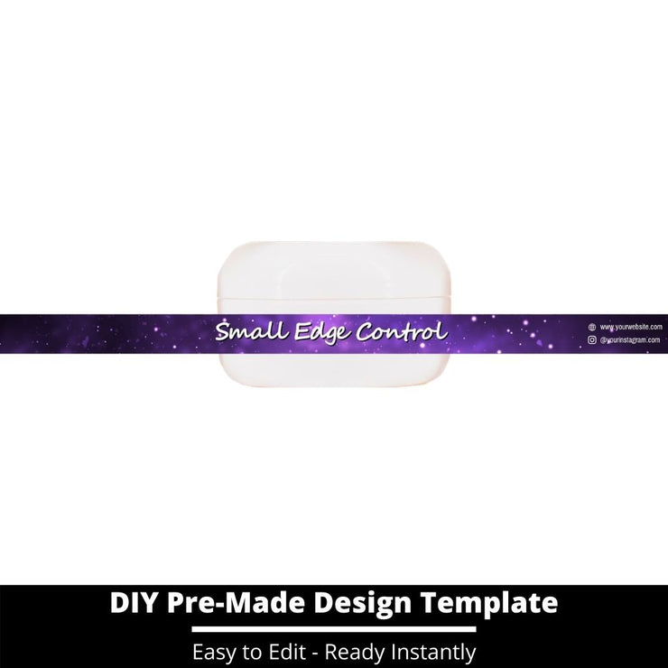Small Edge Control Side Label Template 205