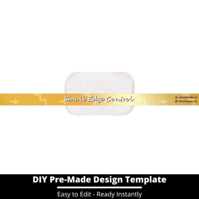Small Edge Control Side Label Template 210
