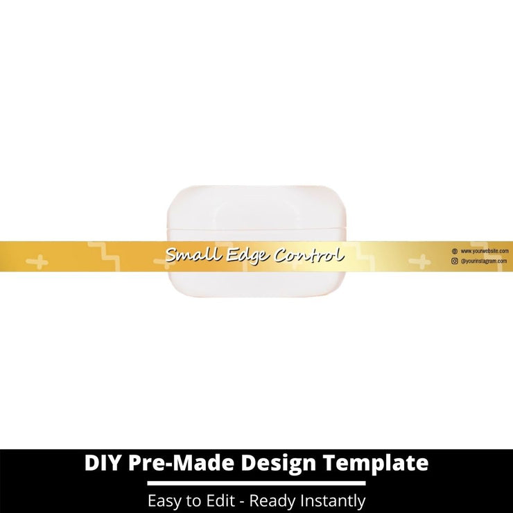 Small Edge Control Side Label Template 210