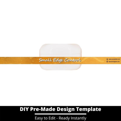 Small Edge Control Side Label Template 211