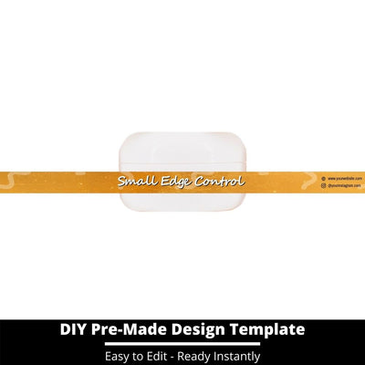 Small Edge Control Side Label Template 213