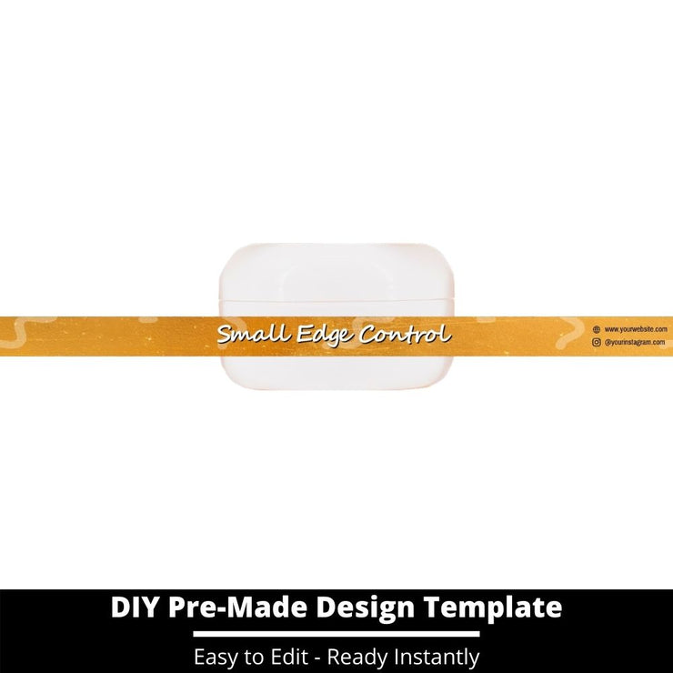 Small Edge Control Side Label Template 213
