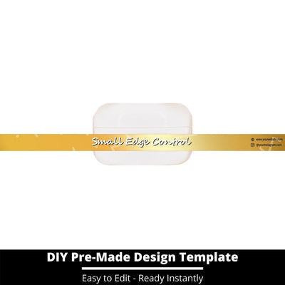 Small Edge Control Side Label Template 214