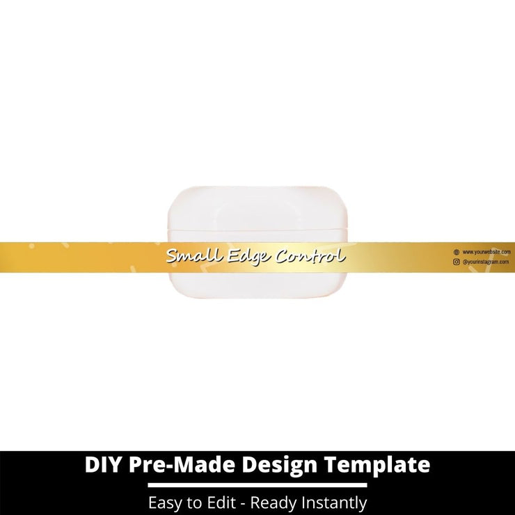 Small Edge Control Side Label Template 214