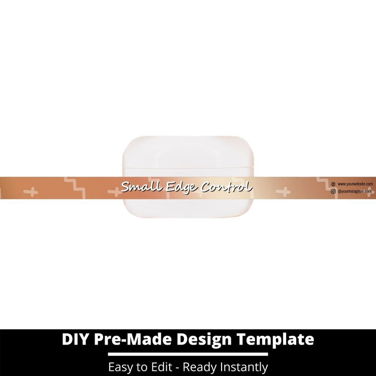 Small Edge Control Side Label Template 215