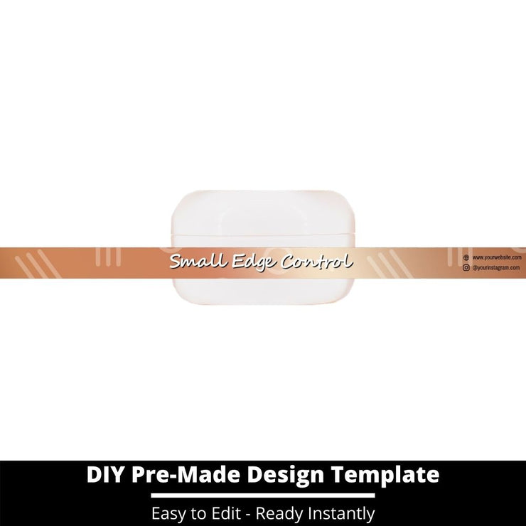 Small Edge Control Side Label Template 217