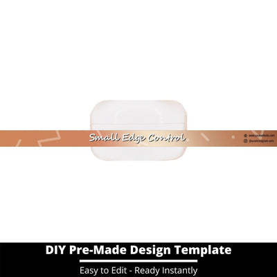 Small Edge Control Side Label Template 219