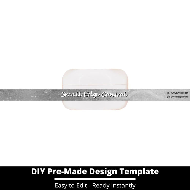 Small Edge Control Side Label Template 221