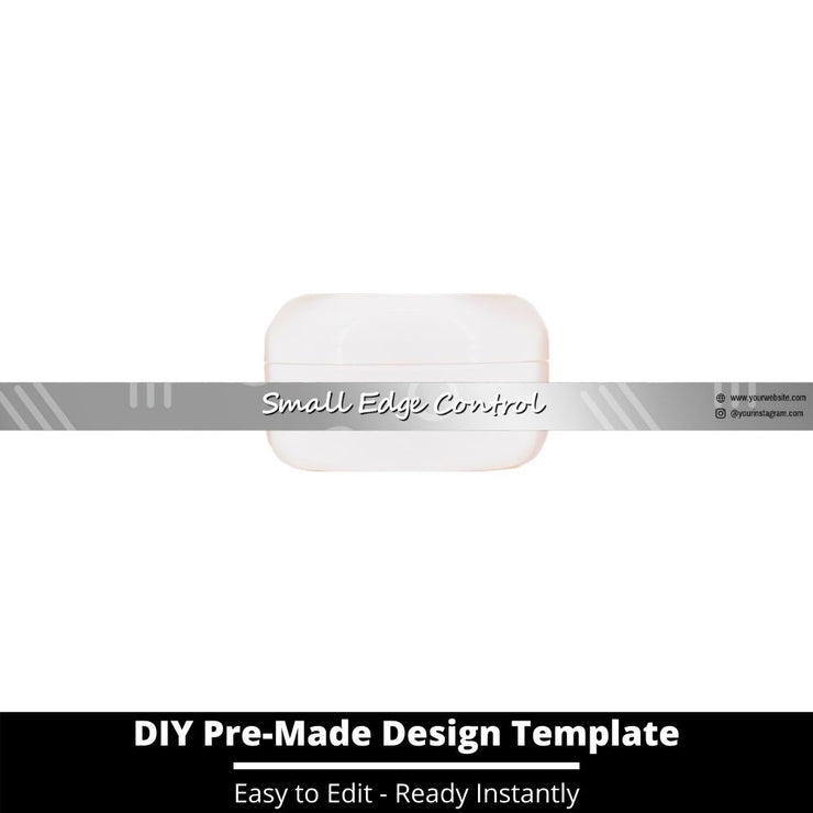 Small Edge Control Side Label Template 222