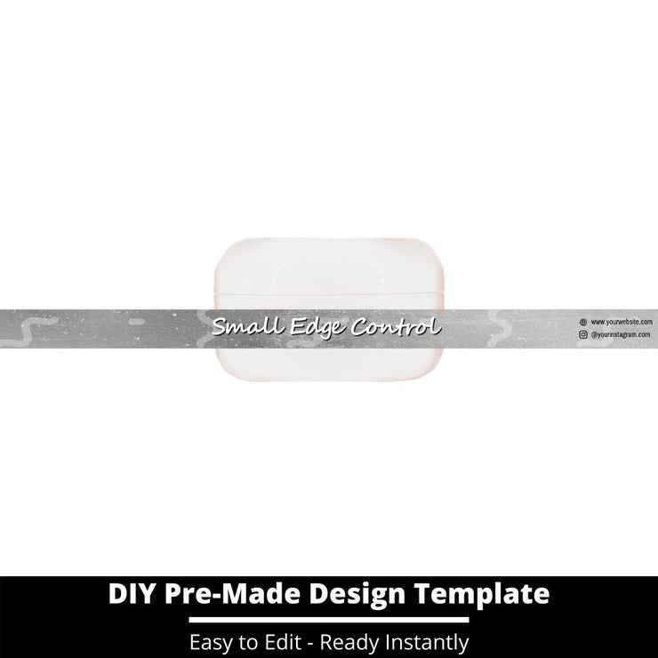 Small Edge Control Side Label Template 223