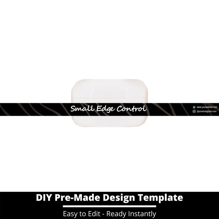 Small Edge Control Side Label Template 225