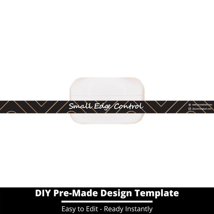 Small Edge Control Side Label Template 226