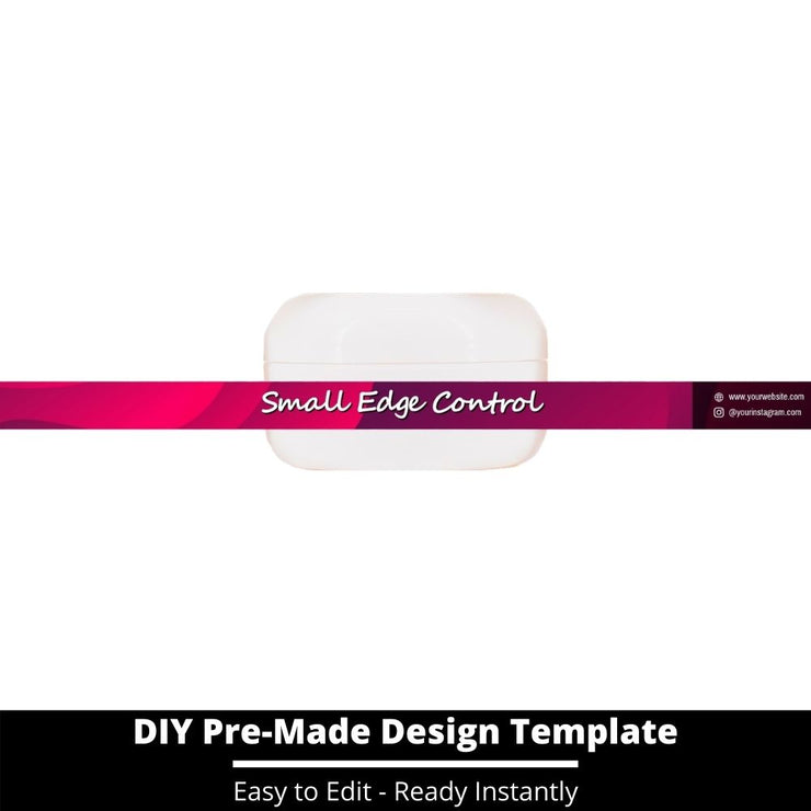 Small Edge Control Side Label Template 232
