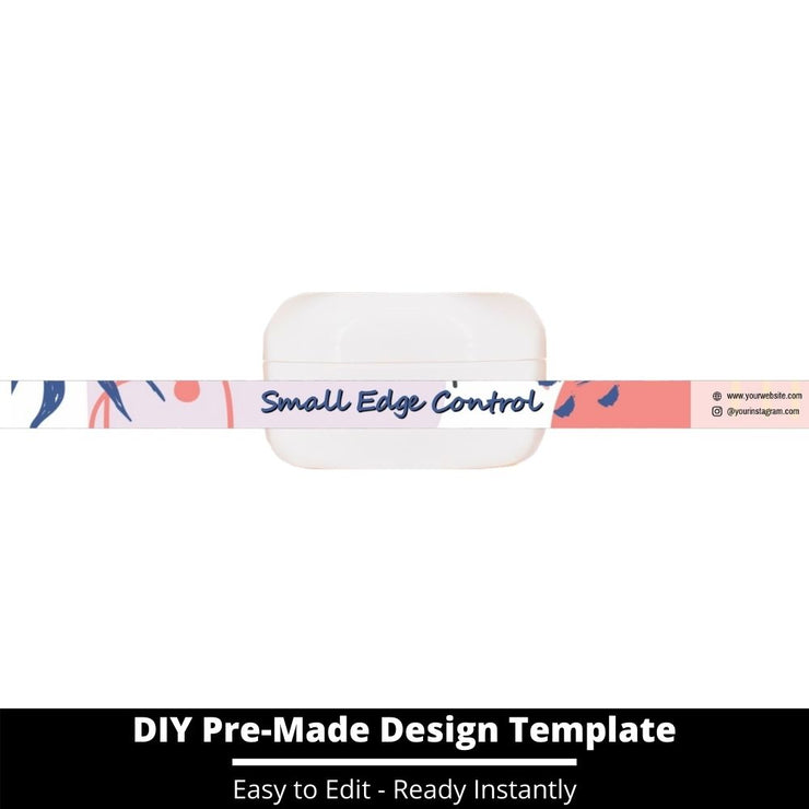 Small Edge Control Side Label Template 237