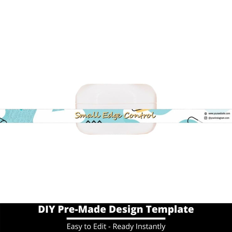 Small Edge Control Side Label Template 238