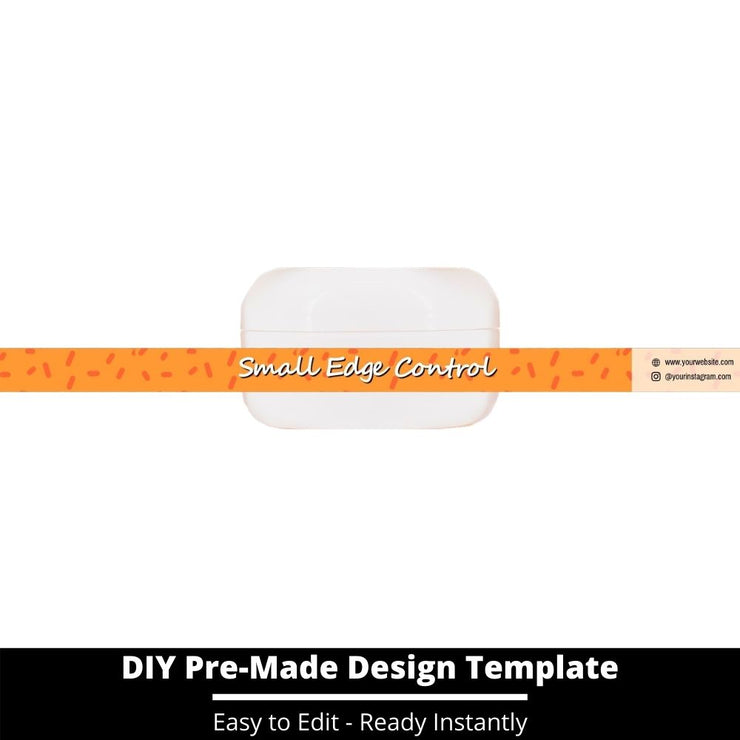 Small Edge Control Side Label Template 244
