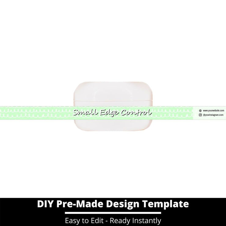 Small Edge Control Side Label Template 249