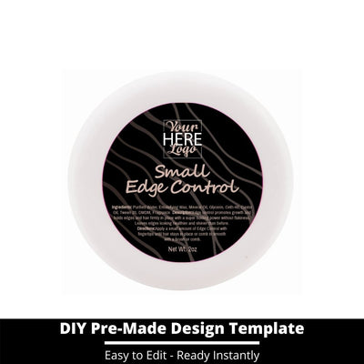 Small Edge Control Top Label Template 7