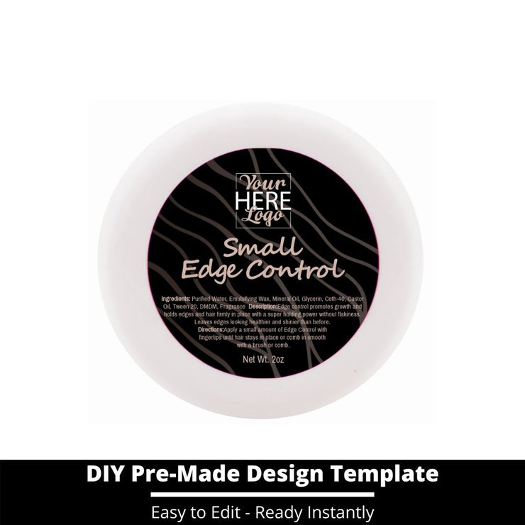 Small Edge Control Top Label Template 7