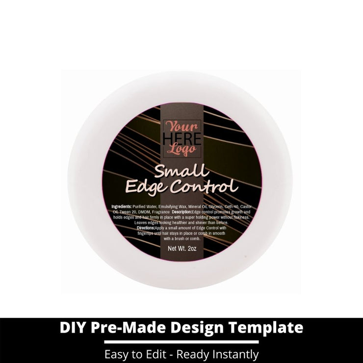 Small Edge Control Top Label Template 11