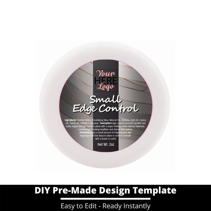 Small Edge Control Top Label Template 16