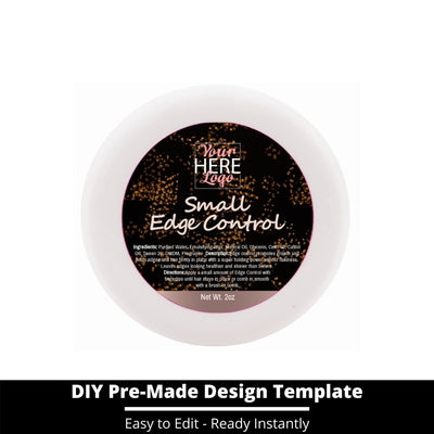 Small Edge Control Top Label Template 17