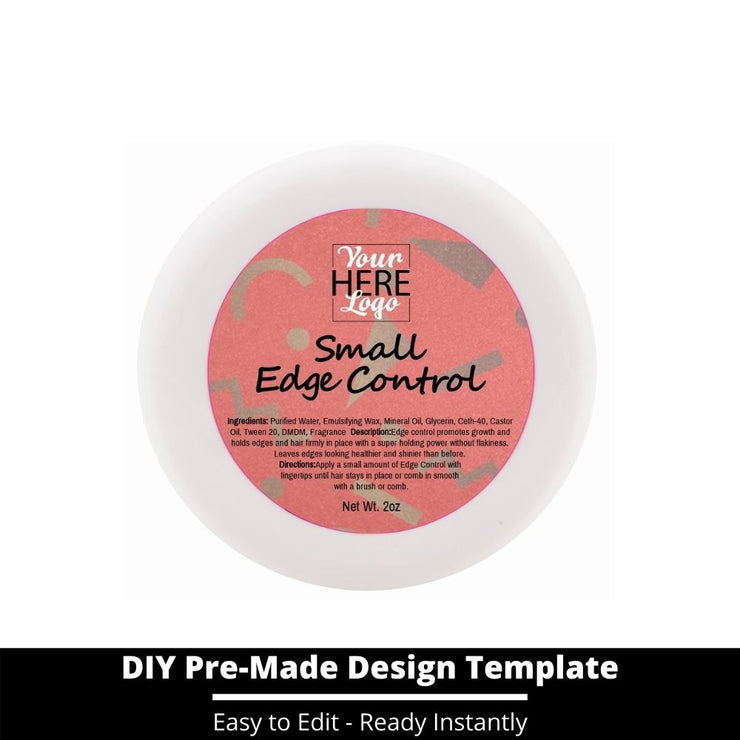 Small Edge Control Top Label Template 27