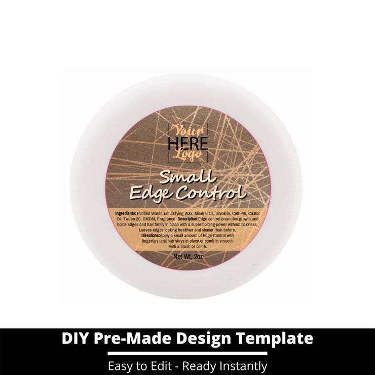 Small Edge Control Top Label Template 28