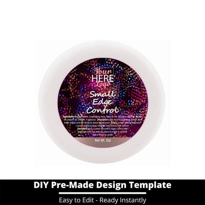 Small Edge Control Top Label Template 35