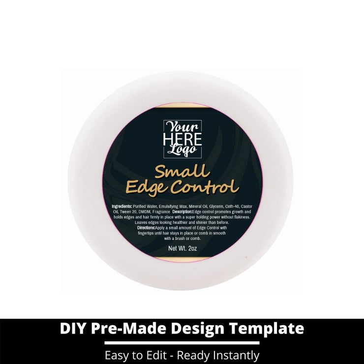 Small Edge Control Top Label Template 41