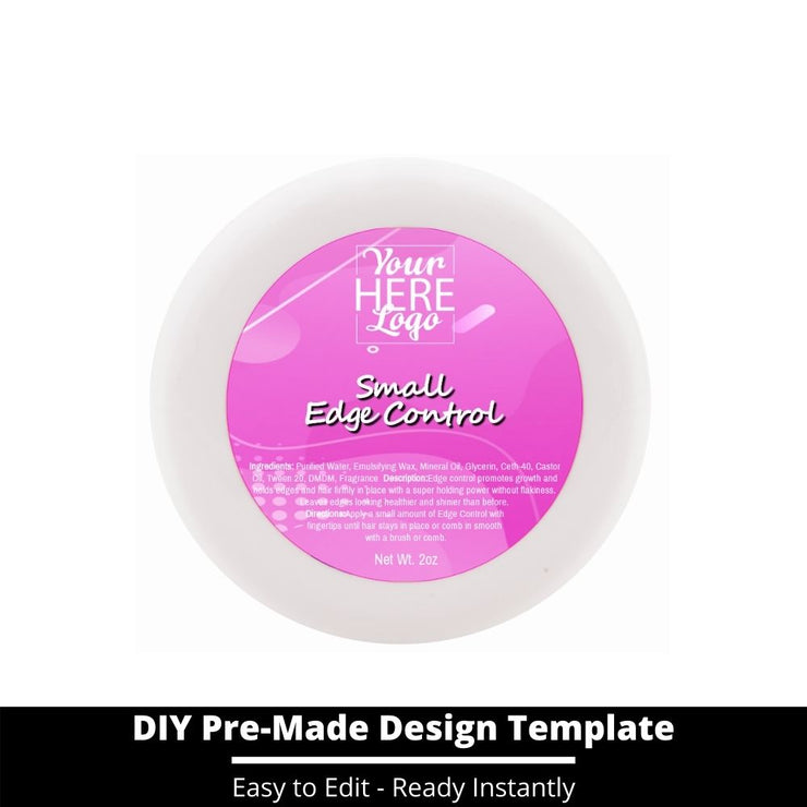 Small Edge Control Top Label Template 46