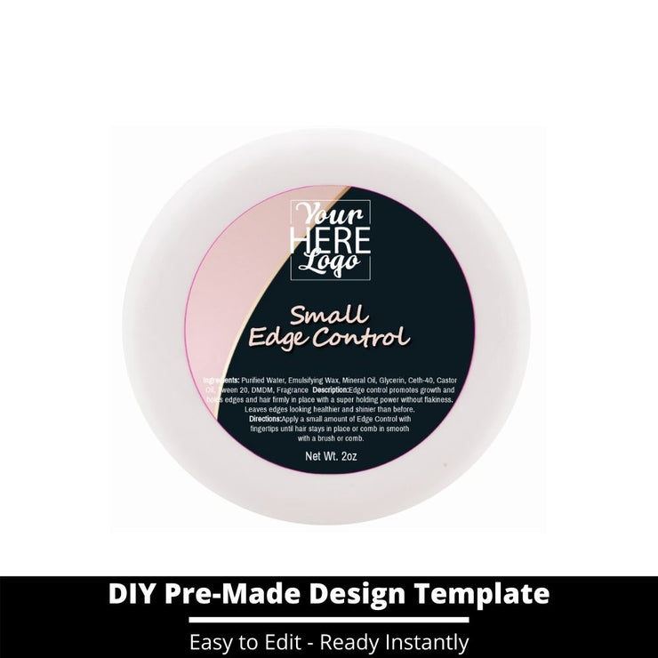 Small Edge Control Top Label Template 47