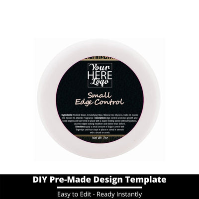 Small Edge Control Top Label Template 50