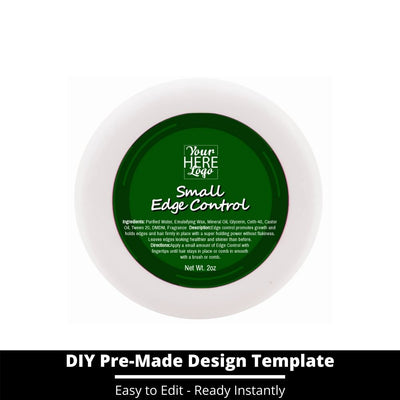 Small Edge Control Top Label Template 54