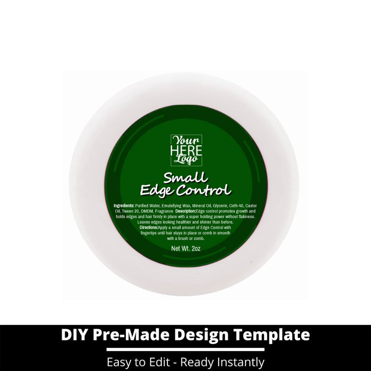 Small Edge Control Top Label Template 54