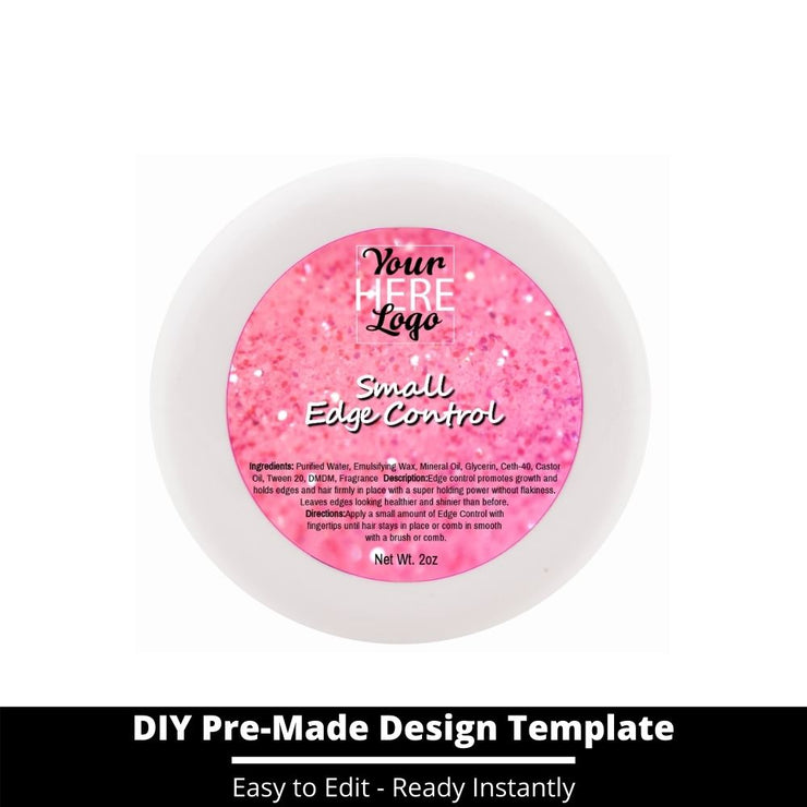 Small Edge Control Top Label Template 59