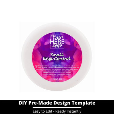 Small Edge Control Top Label Template 61