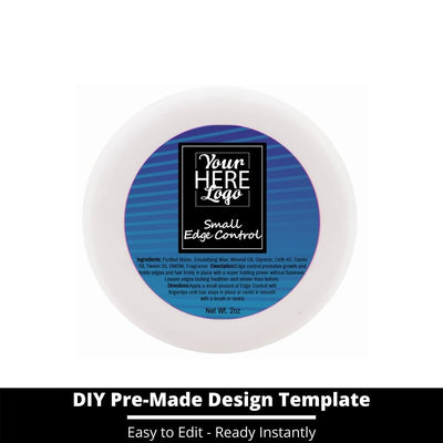 Small Edge Control Top Label Template 63