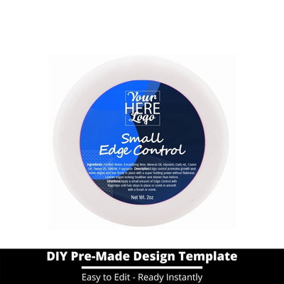 Small Edge Control Top Label Template 66