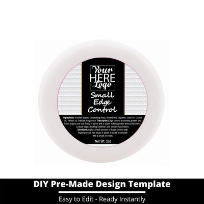 Small Edge Control Top Label Template 68