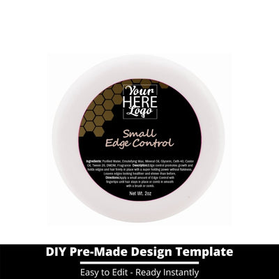 Small Edge Control Top Label Template 71