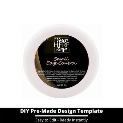 Small Edge Control Top Label Template 72