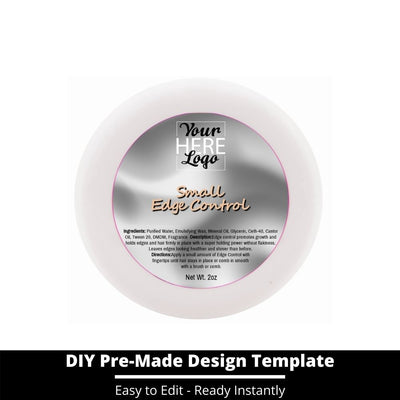 Small Edge Control Top Label Template 73