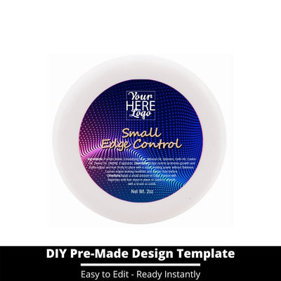 Small Edge Control Top Label Template 79