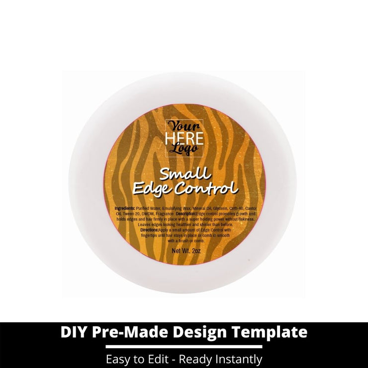 Small Edge Control Top Label Template 89