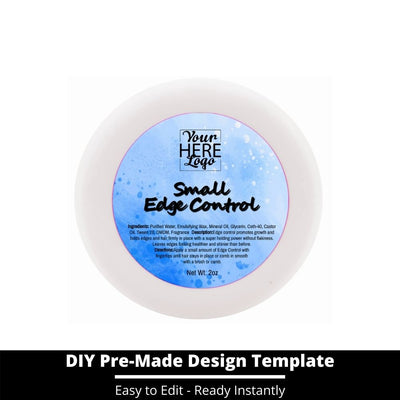 Small Edge Control Top Label Template 96