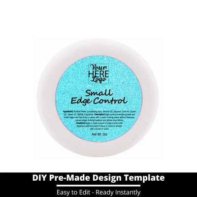 Small Edge Control Top Label Template 99