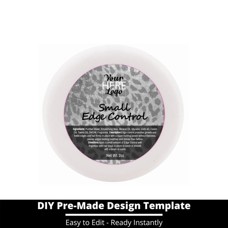 Small Edge Control Top Label Template 100
