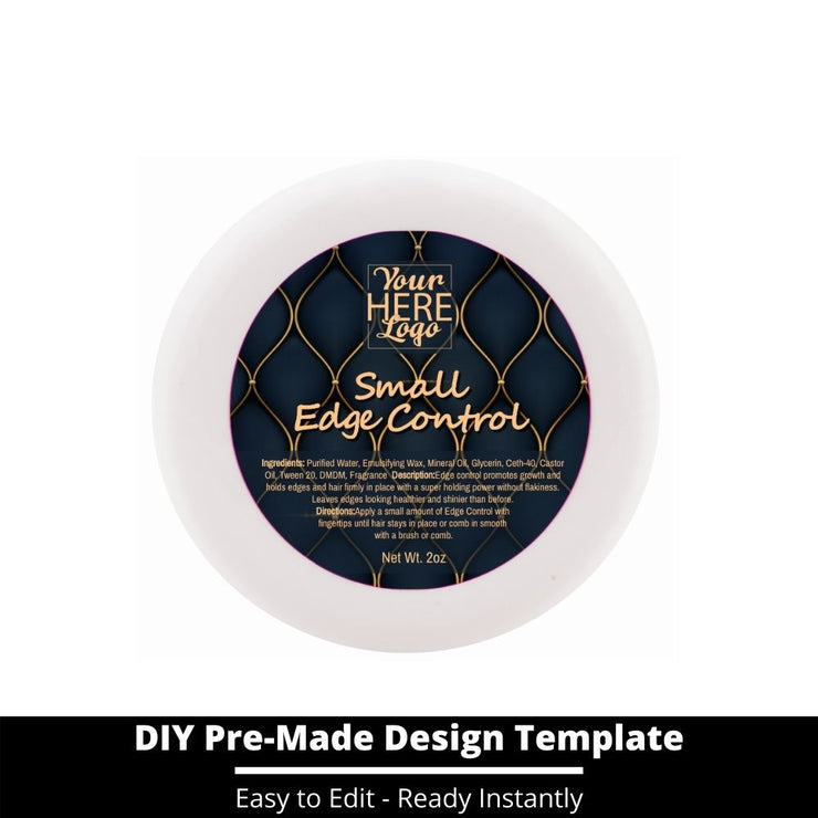 Small Edge Control Top Label Template 102