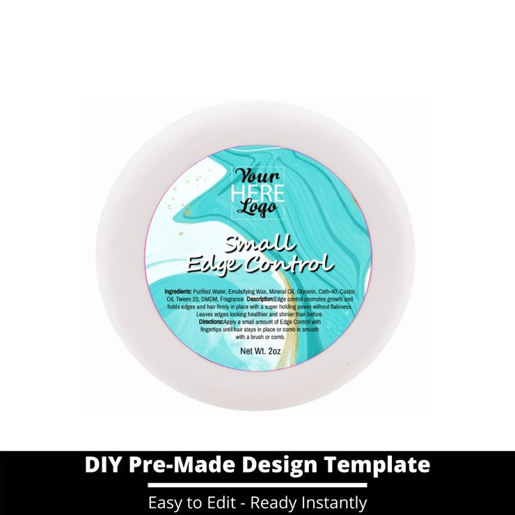 Small Edge Control Top Label Template 106